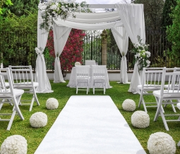 White Carpet Aisle Runners